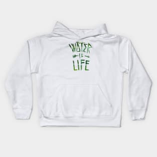 water is life Kids Hoodie